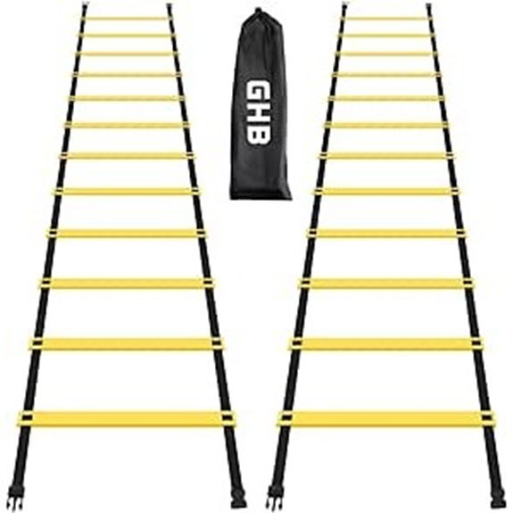 GHB Pro 12-Rung Agility Ladder with Bag
