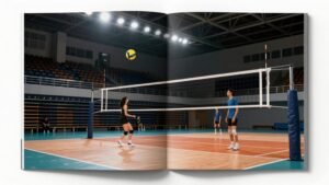 calm confident volleyball tryouts