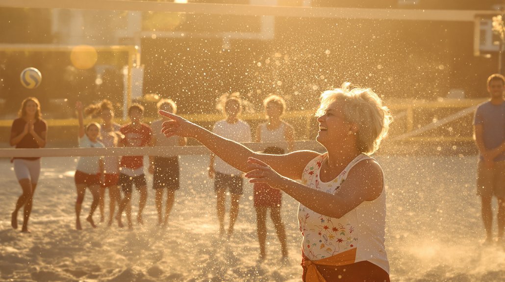 family volleyball fun for all