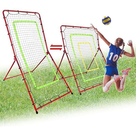 2-in-1 Rebounder Net for Multi-Sport Training