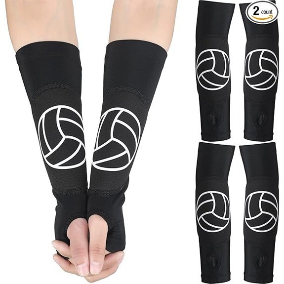 The 3 Best Arm Sleeves for Volleyball in 2026: Comfort, Support, and Sweat-Wicking Performance 2 Minatee Volleyball Arm Sleeves with Protection Pads