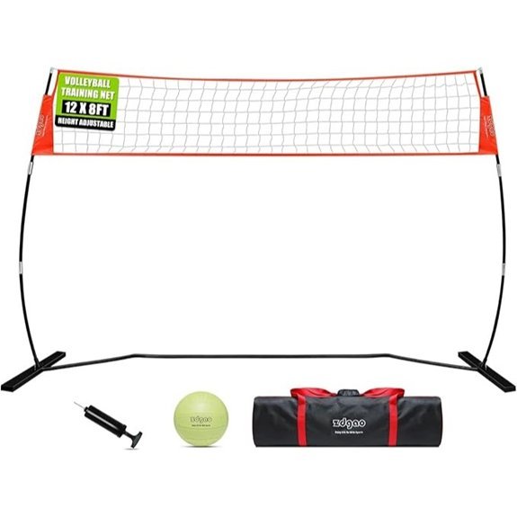 12/18ft Portable Volleyball Training Net