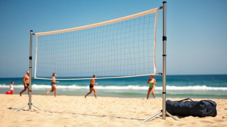 portable durable easy setup volleyball