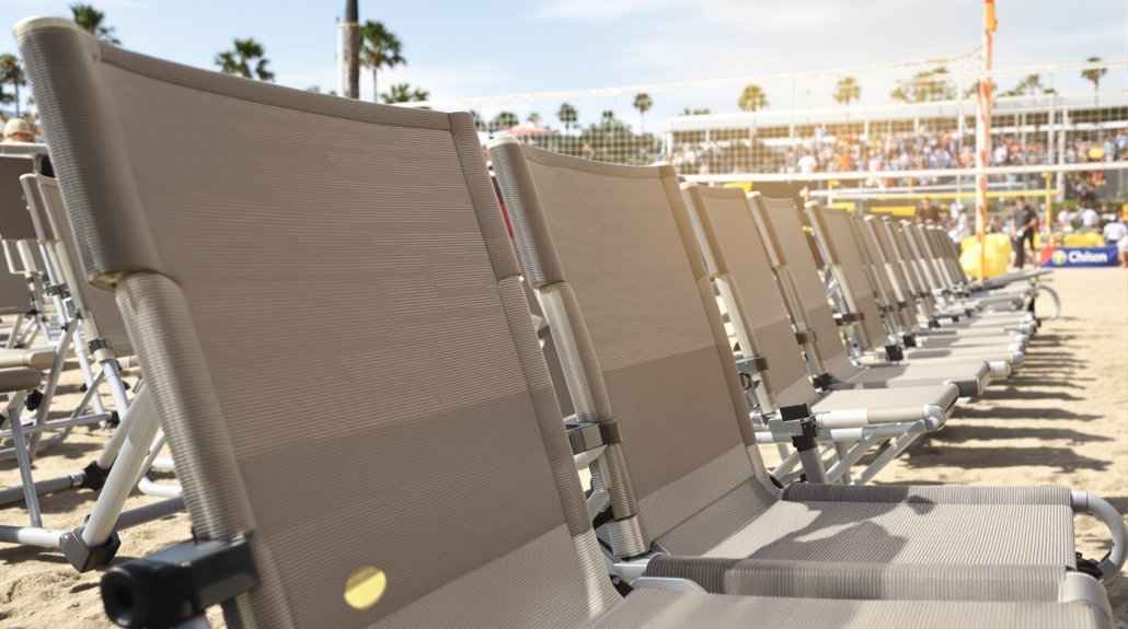 portable durable padded chairs