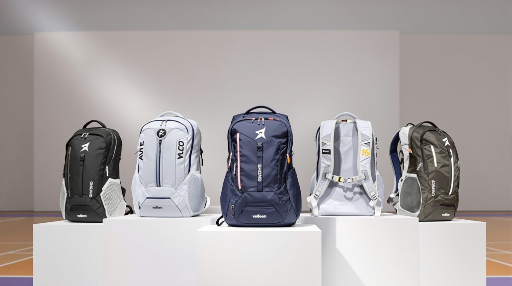 spacious ventilated volleyball backpack