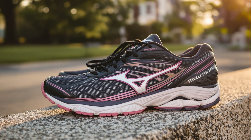 stability focused cushioned running shoe