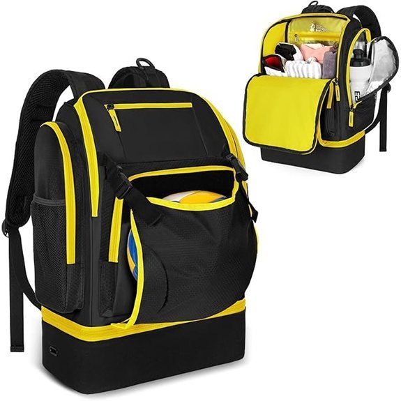 DSLEAF Volleyball Bag with Ball Holder and Shoes