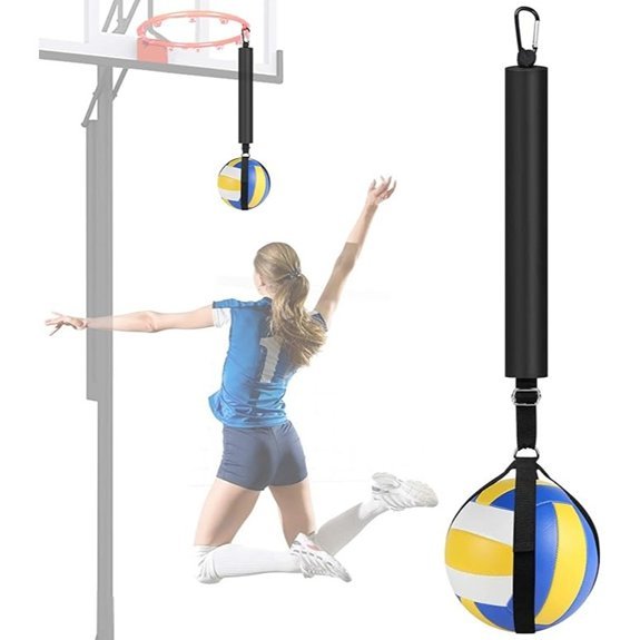TOBWOLF Volleyball Spike Trainer with Resistance Band