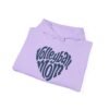 Volleyball Mom Hoodie Heart Design