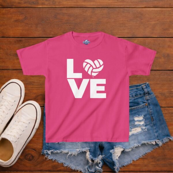 Volleyball Love Logo Tee for Children
