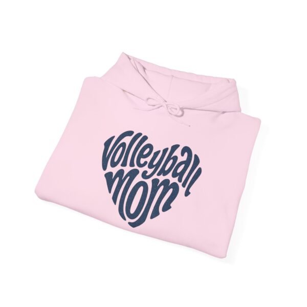 Volleyball Mom Hoodie Heart Design