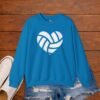 11925023756369395051_2048_custom.jpeg Volleyball Heart Crewneck Sweatshirt | Minimal Volleyball Mom Game Day Sweatshirt