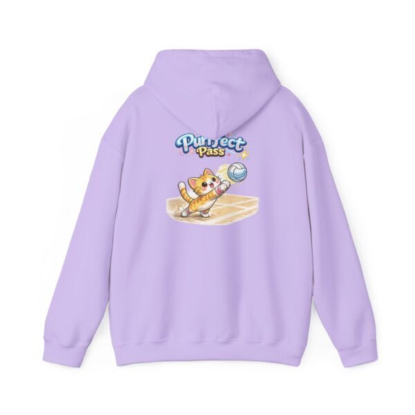 Purrfect Pass Cat Volleyball Hoodie | Cute Cat Volleyball Hoodie for Fans