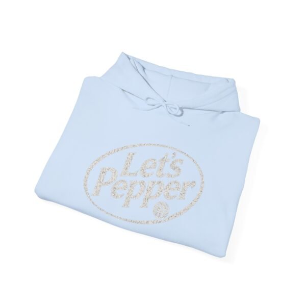Lets Pepper Volleyball Hoodie | Retro Volleyball Warm Up Hoodie for Indoor Season