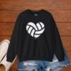 13831930523756551384_2048_custom.jpeg Volleyball Heart Crewneck Sweatshirt | Minimal Volleyball Mom Game Day Sweatshirt