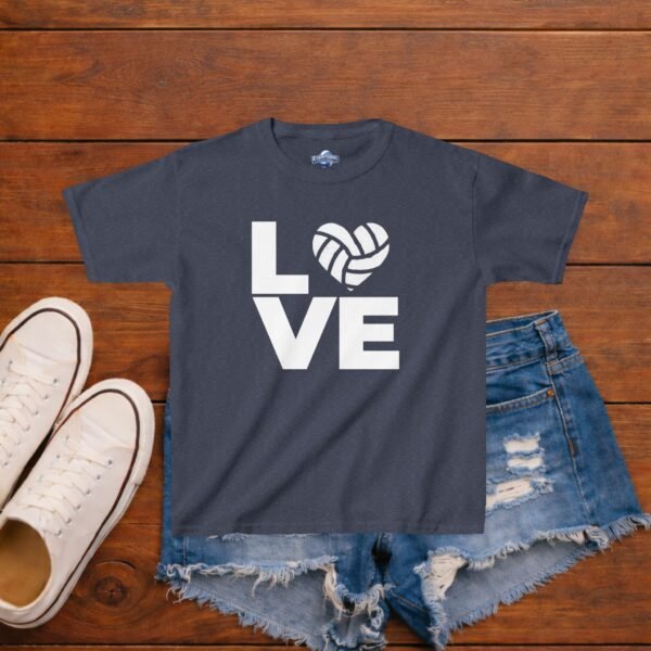 Volleyball Love Logo Tee for Children