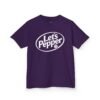 Kids T-Shirt — "Let's Pepper" Retro Logo Tee for Children