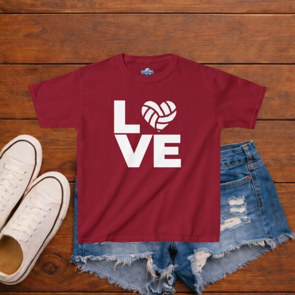 Volleyball Love Logo Tee for Children