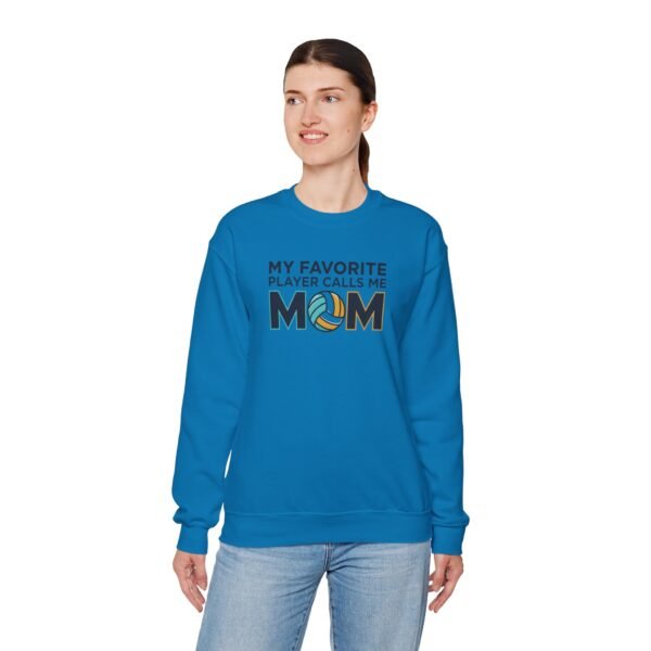 My Favorite Player Calls Me Mom Volleyball Sweatshirt | Cozy Game Day Crewneck