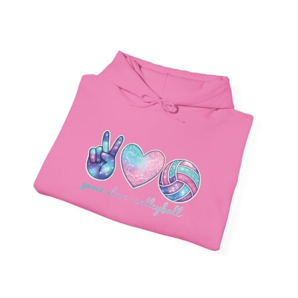 15902969090603392522_2048.jpeg Peace Love Volleyball Hoodie