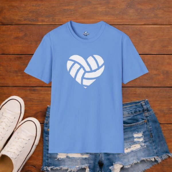 Volleyball Heart T-Shirt — Volleyball Lover Tee