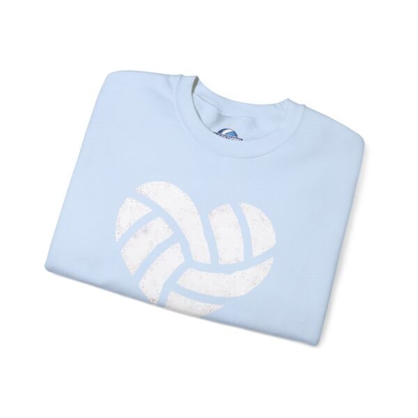 16097543805546901955_2048.jpeg Volleyball Heart Crewneck Sweatshirt | Minimal Volleyball Mom Game Day Sweatshirt