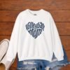16690745012371357729_2048_custom.jpeg Volleyball Mom Heart Crewneck Sweatshirt | Cozy Game Day Sweatshirt