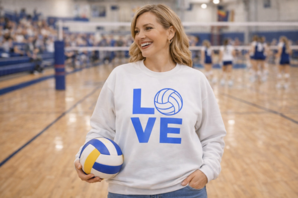 Volleyball Love Crewneck Sweatshirt