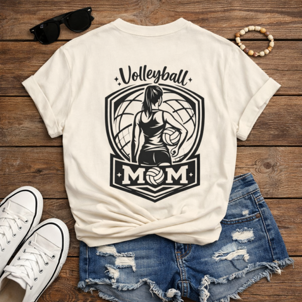 Volleyball Mom T-Shirt – Women's Volleyball Mom Graphic Tee