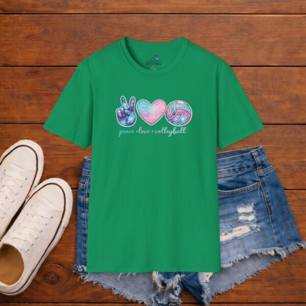 Peace Love Volleyball T shirt