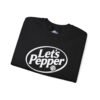 2374363945756297776_2048.jpeg Lets Pepper Volleyball Crewneck Sweatshirt | Retro Volleyball Warm Up Sweatshirt
