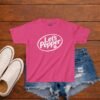 Kids T-Shirt — "Let's Pepper" Retro Logo Tee for Children