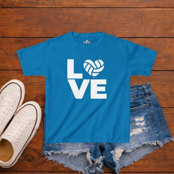 Volleyball Love Logo Tee for Children