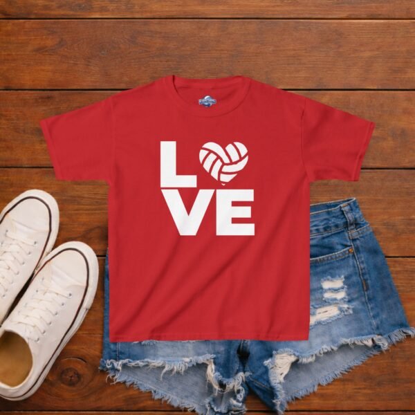 Volleyball Love Logo Tee for Children