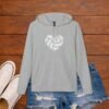 3460896921204116136_2048_custom.jpeg Volleyball Heart Adidas Hoodie | Premium adidas A432 Volleyball Mom Hoodie