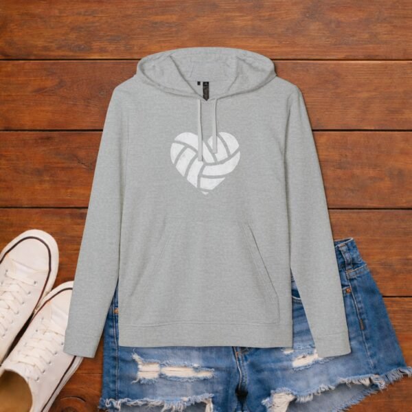 3460896921204116136_2048_custom.jpeg Volleyball Heart Adidas Hoodie | Premium adidas A432 Volleyball Mom Hoodie