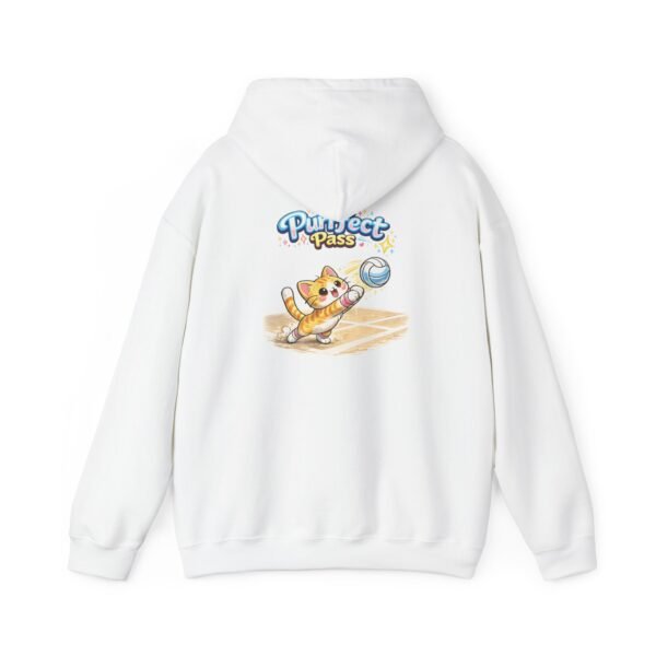 Purrfect Pass Cat Volleyball Hoodie | Cute Cat Volleyball Hoodie for Fans