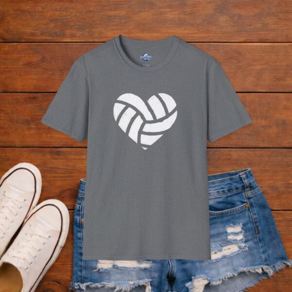 4105982762846271546_2048_custom.jpeg Volleyball Heart T-Shirt — Volleyball Lover Tee