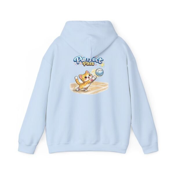 Purrfect Pass Cat Volleyball Hoodie | Cute Cat Volleyball Hoodie for Fans