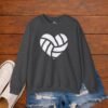 547032904405730173_2048_custom.jpeg Volleyball Heart Crewneck Sweatshirt | Minimal Volleyball Mom Game Day Sweatshirt