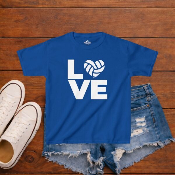 Volleyball Love Logo Tee for Children