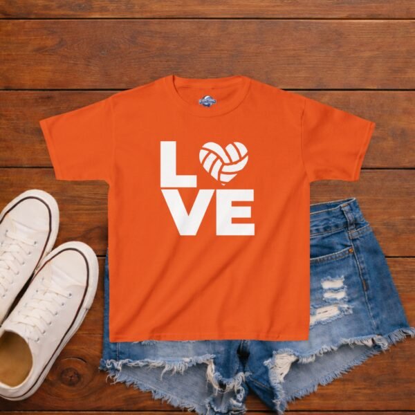 Volleyball Love Logo Tee for Children