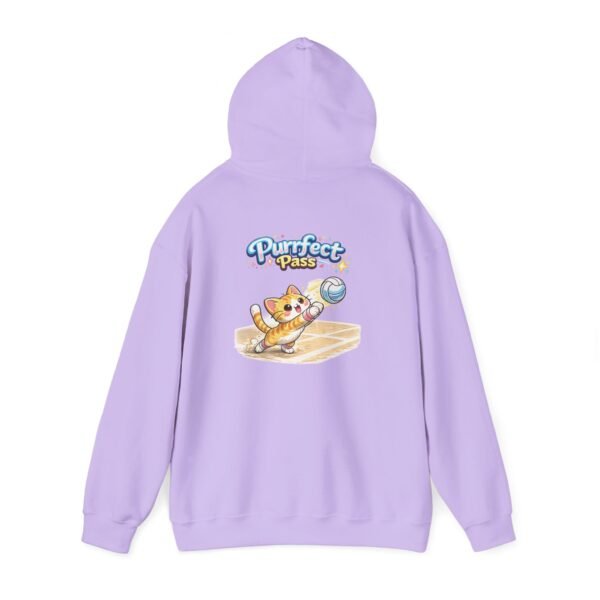 Purrfect Pass Cat Volleyball Hoodie | Cute Cat Volleyball Hoodie for Fans