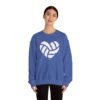 7360999702141932577_2048.jpeg Volleyball Heart Crewneck Sweatshirt | Minimal Volleyball Mom Game Day Sweatshirt