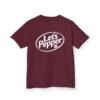 Kids T-Shirt — "Let's Pepper" Retro Logo Tee for Children