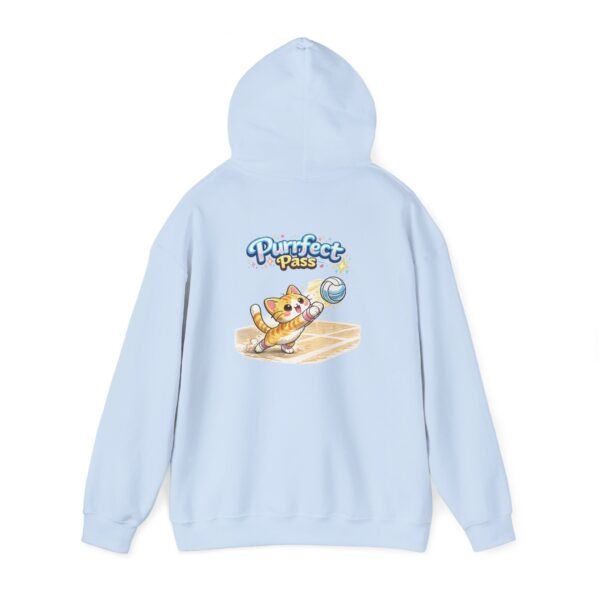 Purrfect Pass Cat Volleyball Hoodie | Cute Cat Volleyball Hoodie for Fans