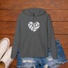 8737053560021978381_2048_custom.jpeg Volleyball Heart Adidas Hoodie | Premium adidas A432 Volleyball Mom Hoodie
