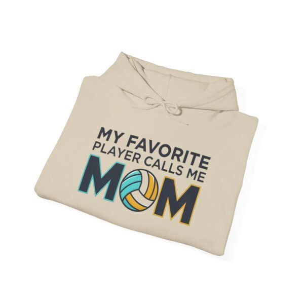 9188582731975290229_2048.jpeg My Favorite Player Calls Me Mom Volleyball Hoodie | Cozy Game Day Hoodie for Moms