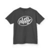 Kids T-Shirt — "Let's Pepper" Retro Logo Tee for Children