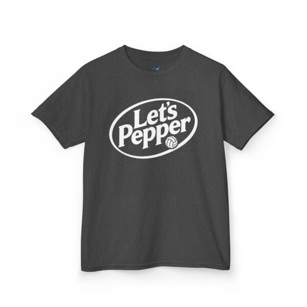 Kids T-Shirt — "Let's Pepper" Retro Logo Tee for Children